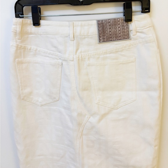 Fendi x Marc Jacob Logo Jean Skirt - Picture 5 of 8